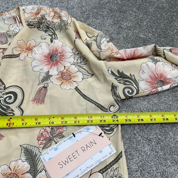 Sweetrain Set Of 2 Floral Camisole Kimono Sleepwear Womens XL Multicolor NWT New - Picture 11 of 13
